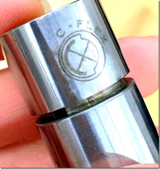 Laser marked logo