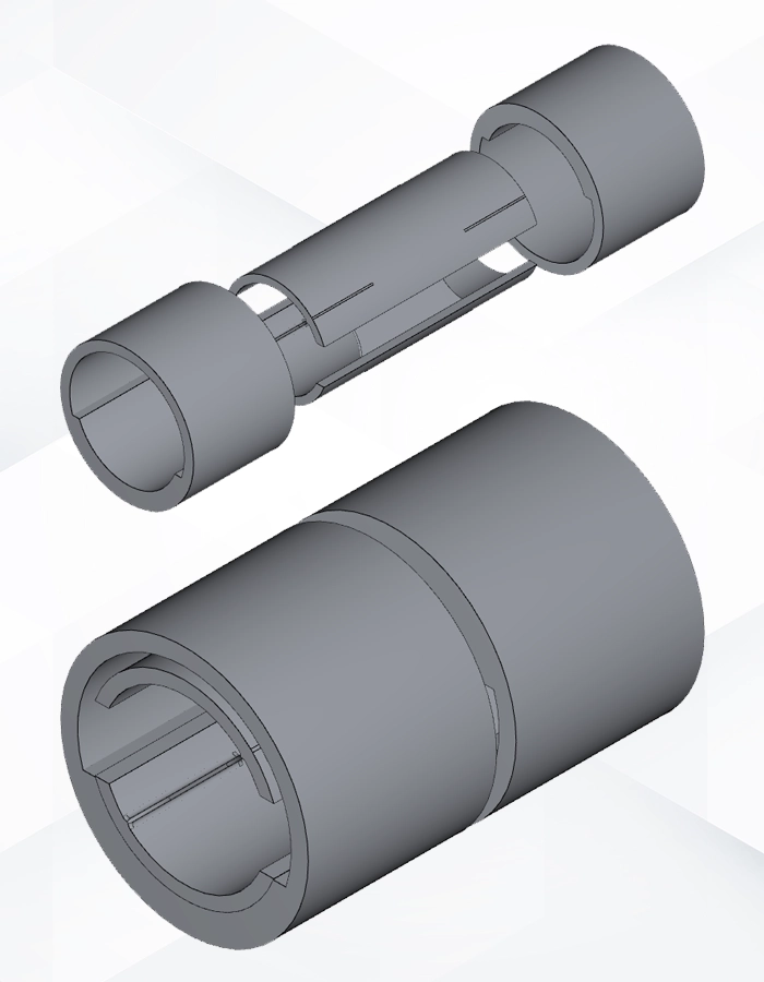 CAD Model of Single End Bearing