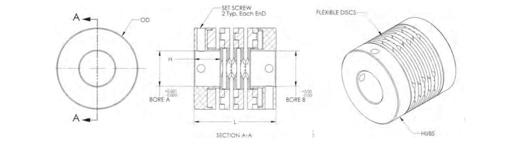 English SuperPlastic Servo Coupling Diagram