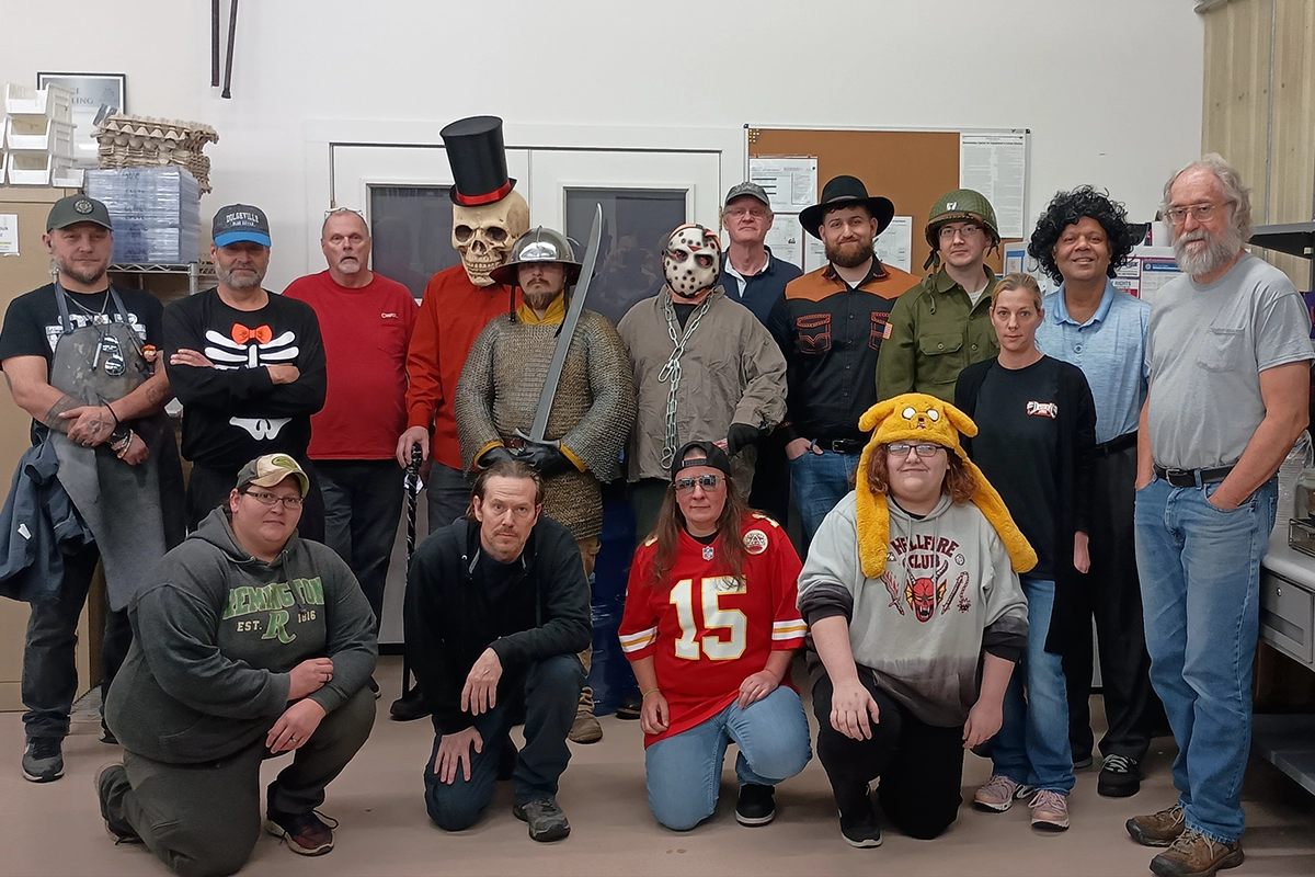 The C-Flex team dressed up for Halloween