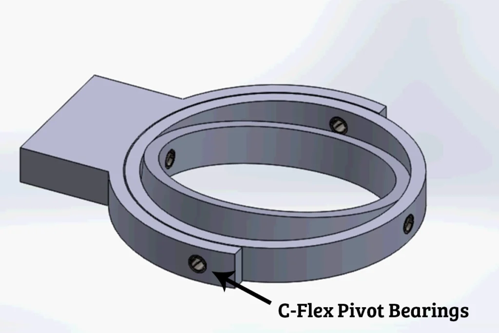 C-Flex Pivot Bearings used in Gimbals